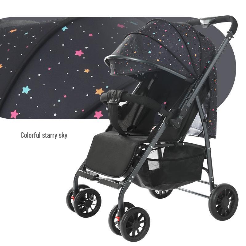 Huaying Compact One-Button Foldable Two-Way Baby Stroller