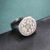 Seal of The Seven Archangels Viking Ring Secret of Universe Rings for Men Stainless Steel Solomon Kabbalah Talisman Jewelry