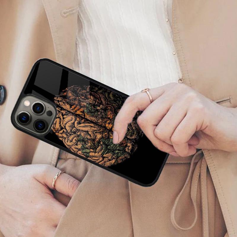 Brain Art Magnetic Phone Case For APPLE iPhone 17 Air 16 14 13 12 Pro Max 15 Plus Wireless Charge With MagSafe Cover