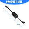 9V/12V/24V DC5521 to USB C Car Power Cable DC5.5x2.1 To Type C Step Down Adapter 5V 2.5A Output For Dashboard Camera Routers