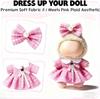 KUGUAOK Plush Toy Clothes - Outfit Only - 15cm 17cm Plush Doll Clothes - Cute Costume Dress-Up DIY Accessory Doll Suit Jumpsuit Photo Path Doll