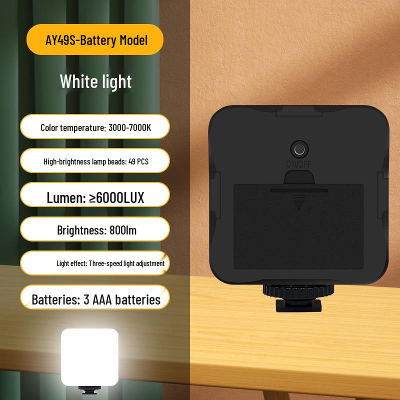 Mini RGB LED Fill Light for Mobile Photography & DSLR
