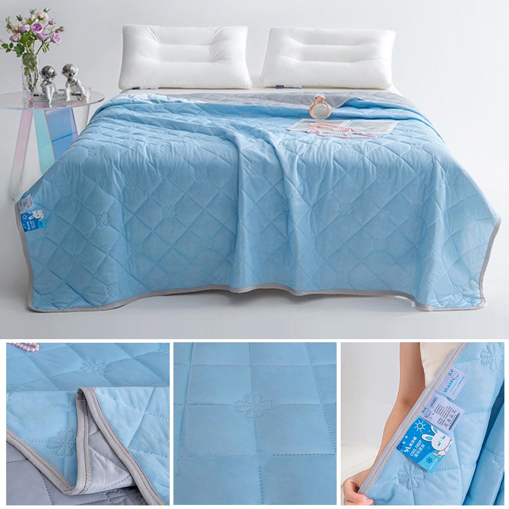 Chladivá přikrývka z ledového hedvábí Měkká Pohodlná Prodyšná Přikrývka do klimatizace Letní Chladivá Vzduchem chlazená Teplá Přikrývka