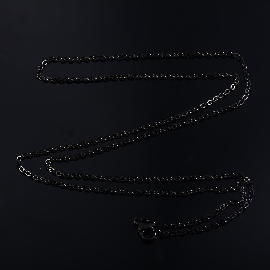Stainless Steel Rolo Necklace for Women Men Link Cable O Chain Choker On the Neck Collar DIY Her Gift Jewelry Accessories