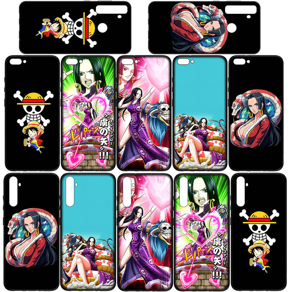 Phone Case for iPhone 17 15 16 Plus Redmi Note 14 12 11 13 Pro Max Huawei P30 P20 Lite OPPO A60 A40 A80 A54 Luffy Boa Hancock One Pieces Poster Cover