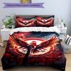 3pcs Duvet Cover Set (1*Duvet Cover + 2*Pillowcase, Without Core), Eintracht Frankfurt Print Bedding Set, Bedroom Decor, All‑Season, Gift