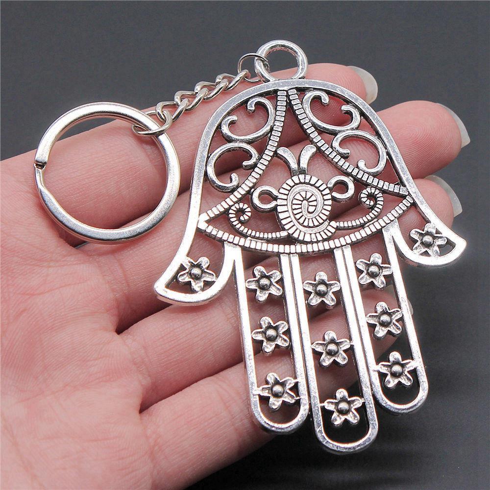 Hamsa Hand Eye Of Horus Key Ring Women's Jewelry Anniversary Creative Gifts For