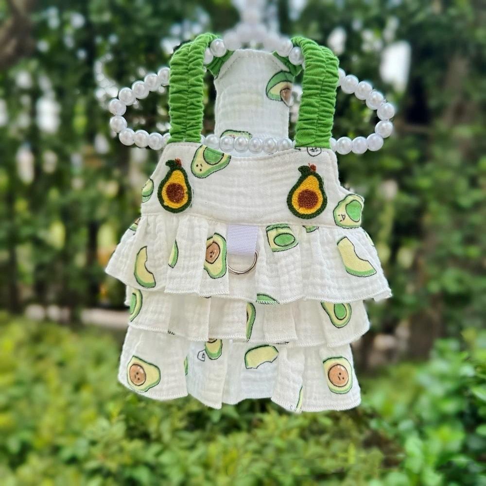 Cotton Dog Suspenders Dress Thin Breathable Summer Cat Clothes Puppy Princess Skirt Spring