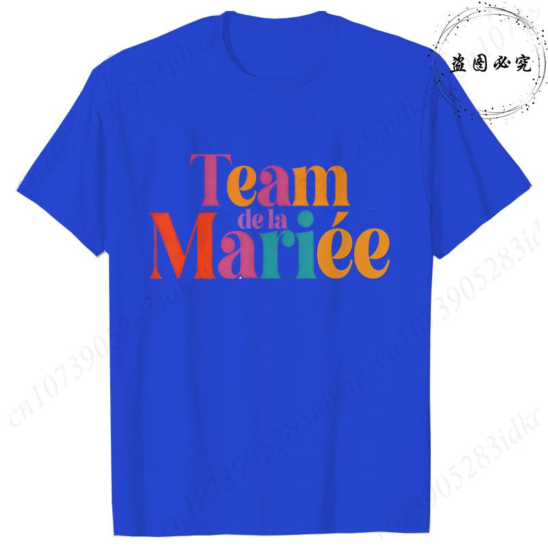 French Girls Single Farewell Tops Future Bride Team Bride Tees Printed Tshirts for EVJF Bridal Shower