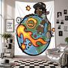 Wall TapestryTravis Scott Art Hanging Cloth Decorative Background Cover for Room Decoration