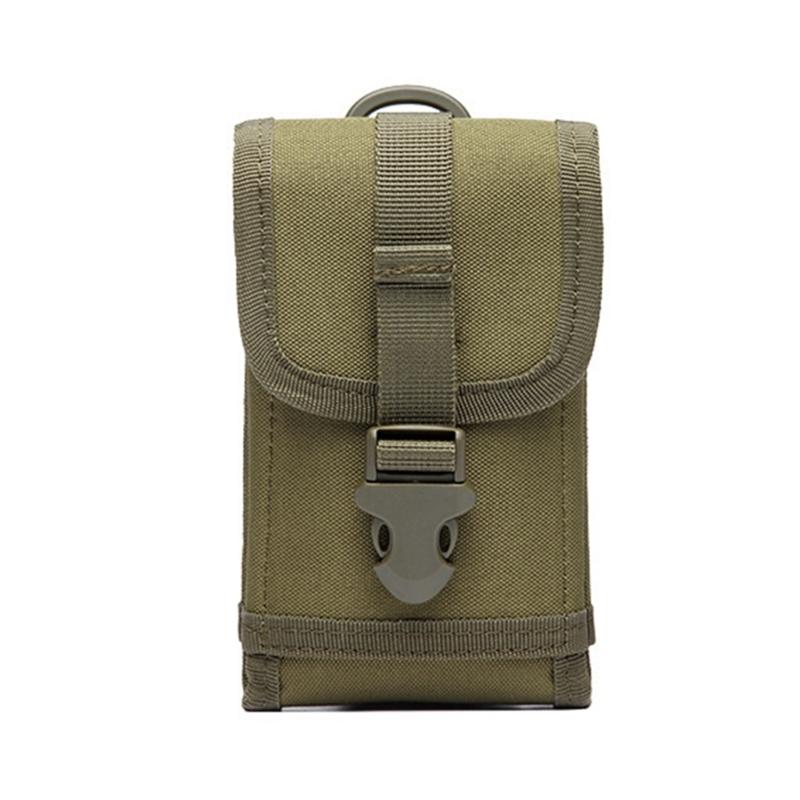 Men Adventure Phone Holder Camouflages Fabric Adjustable Waist Pack Outdoor Exercise Travel Storage Solution