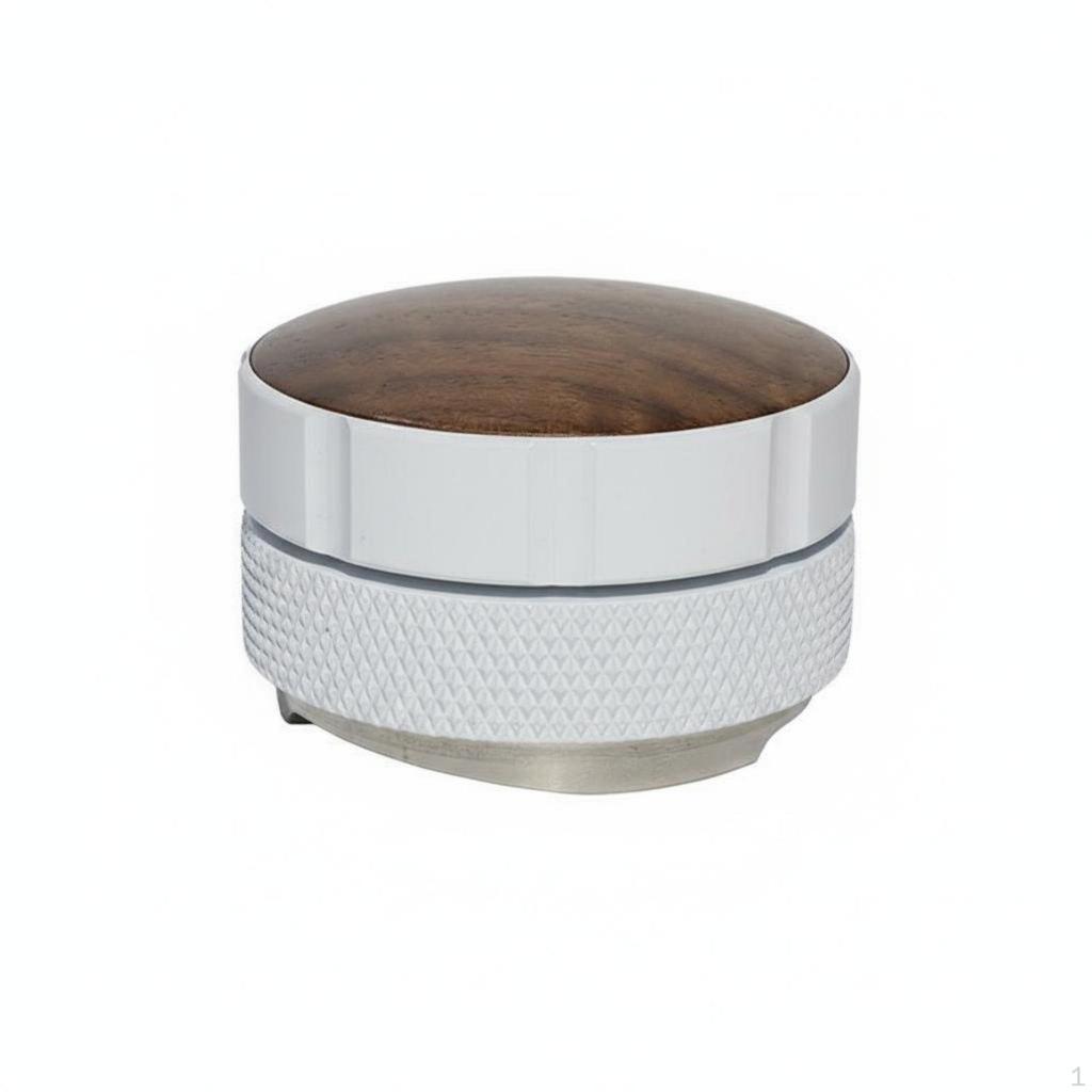 Coffee Distributor and Tamper Set 304 Stainless Steel Base Adjustable Depth Espresso