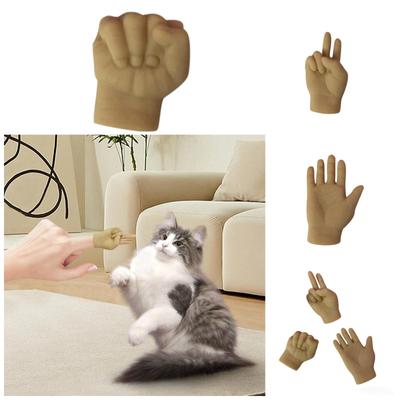Handschuhe zum Necken von Katzen, Stäbe zum Necken von Katzen, Fingerhandschuhe für Katzen, Streicheln von Katzen, hohe Elastizität