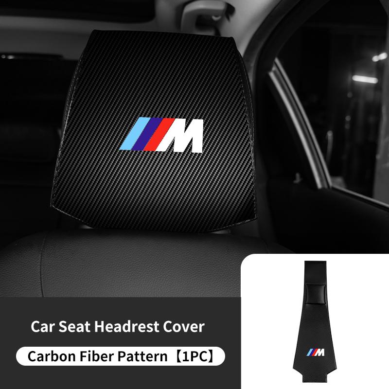 1/2pcs Car Seat Universal Headrest Pillow Anti-dirty Protector Cover For BMW E30 E34 E36 E39 E46 E52 E53 E60 E61 E62 E70 E71 E83