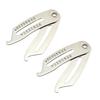 1/2Pcs Portable Thread Size Checker Heavy Duty Stainless Steel Screw Nut Bolt Size Identifier Gauge Quick Manual Measurement Tool