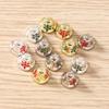 5Pcs Fashion Christmas Charms Cute Christmas Ring Bell Socking Pendant For Earring Necklace Making Accessories