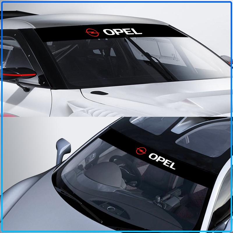 Car Front Windshield Stickers Front and Rear Decorative Decals Sticker For Opel Astra C G H Insignia J K Zafira B Corsa Vectra C Corsa C