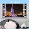 Beautiful Pvc Waterproof Faux Window Wall Decal For Living Room And Bedroom