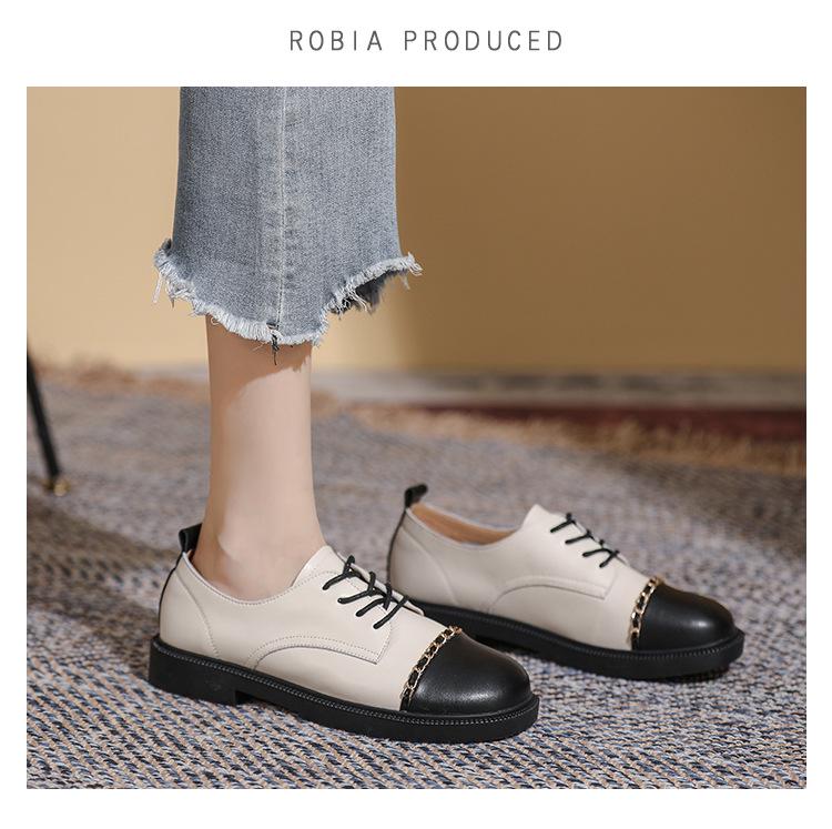 Mocasines Mary Jane de Encaje con Suela Gruesa, Tacón Grueso y Suela Blanda para Mujer Weiwei.