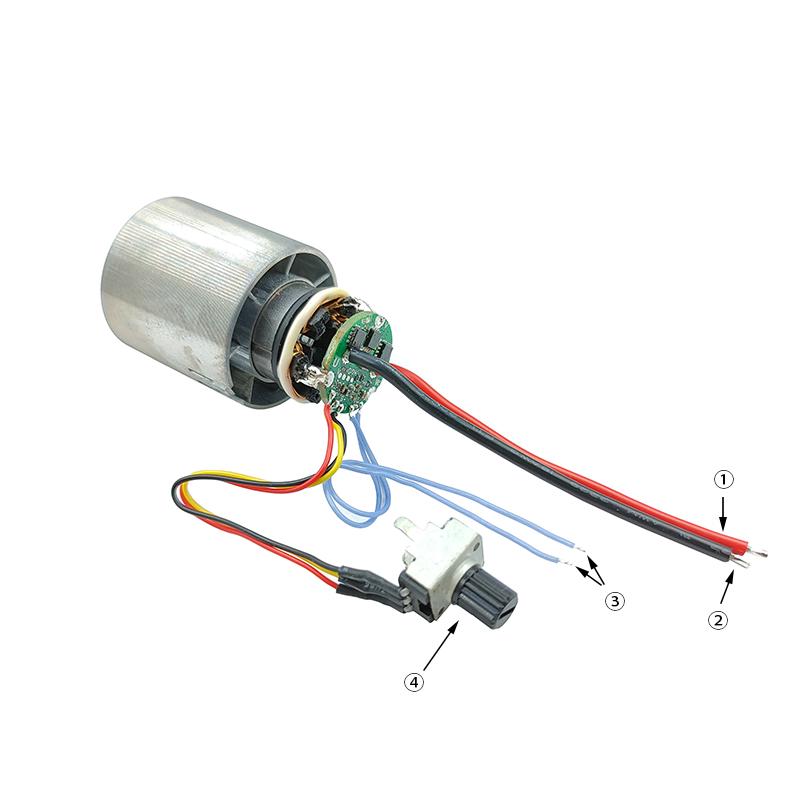 DC 7.4V 130,000RPM Brushless Motor DC 7.4 - 8.4V 220W Ultra-high Speed BLDC 3-Phase CNC Aluminum Alloy Impeller Ducted DIY Fan