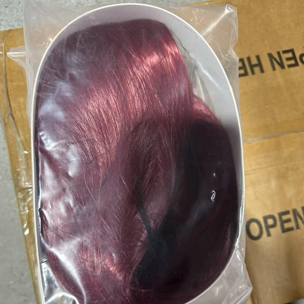 Spitzenfrontperücke für Frauen - Mittelscheitel Langes gewelltes Haar mit voluminösen Ombre-Highlights, natürlich aussechendes synthetisches lockiges Haarteil