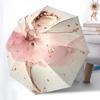 Ballett-Thema Design Faltbarer Regenschirm Mode Automatik-Öffnung 8 Eisenrippen Kunststoffgriff Faltbarer Sonnenschirm Perfekte Weihnachtsgeschenke