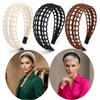 Rope Weaving Wide Headband Hollow Out Bohemian Hairband New Braided Hair Hoop  Beach Wedding