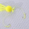 1PC Iseni Fluorescent Hook Flexible Bait Reverse Bottom Fishing Line Set Bait Cage Line Double Hook Return Bottom Buoyancy Ball Set