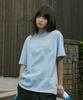 MINIMALPROJECT Signature Silicone Logo Short Sleeve T-Shirt Mst160 [Sky]