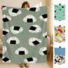 Food Ssushi Throw Soft Flannel Blanket for Bed Bedroom Sofa Picnic Throw Skinfriendly Breathable Gift Cover