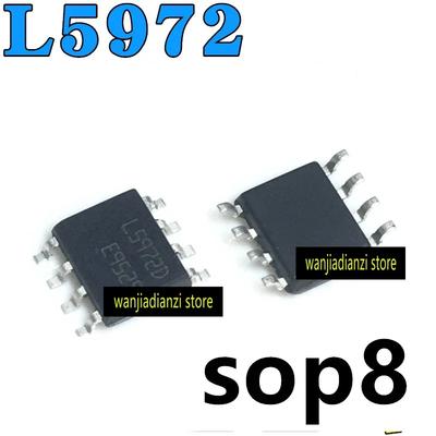 5PCS New and Original L5972D L5972 SOP-8  Step-down Switching Regulator IC Integrated Circuit IC, AsK Pa Vulnerable Power Management