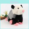 Opossum Plush Realistic Gray Possum Stuffed Animal Doll Soft Toy For Kids 40cm
