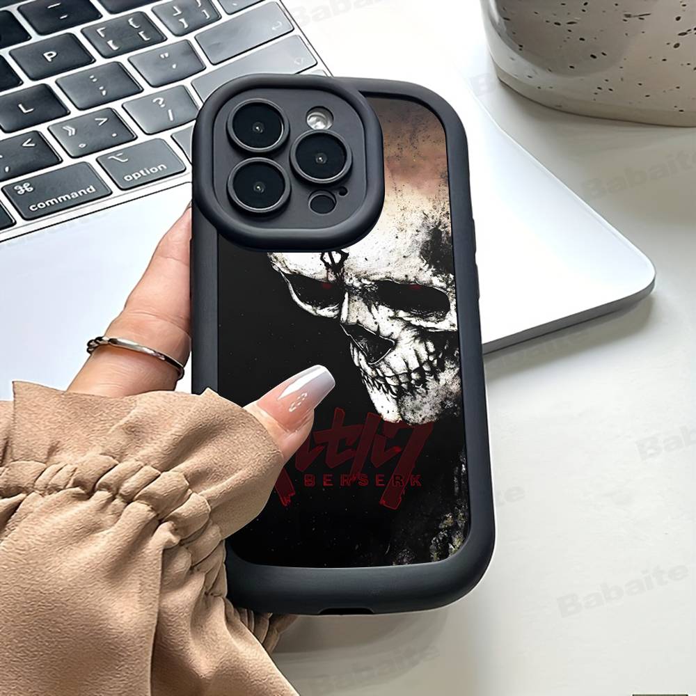 

Comic Cool Berserk Phone Case For IPhone 11 12 13 16 15 17 14 Pro Max Soft Funda Silicone Cover iPhone 16pro max