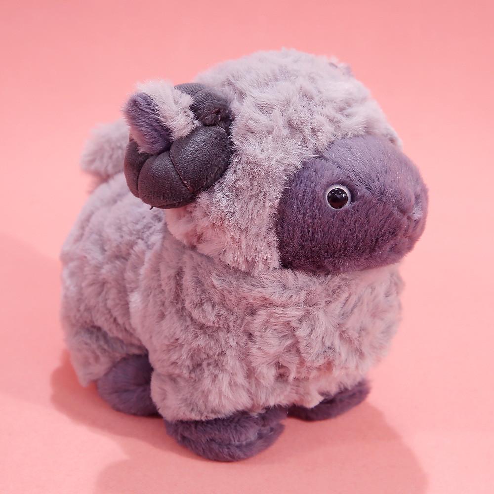 Plush Sheep Toy With Ultra Soft Short Pile For Kids Baby Gift And Decor