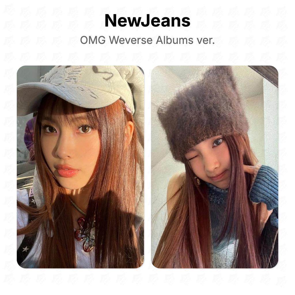 NewJeans ‘OMG’ Weverse Albums ver. Fototessera ufficiale