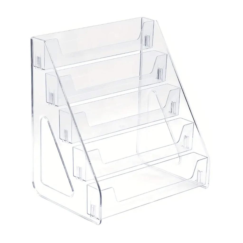 3/5-layer CD Rack, Album Display Rack, Transparent Storage Rack for Records,  and Tapes, Multifunctional Counter Display Rack