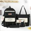 Primary School Girl Junior High School Student Cute Color Blocking Backpack High School Student College Student Backpack