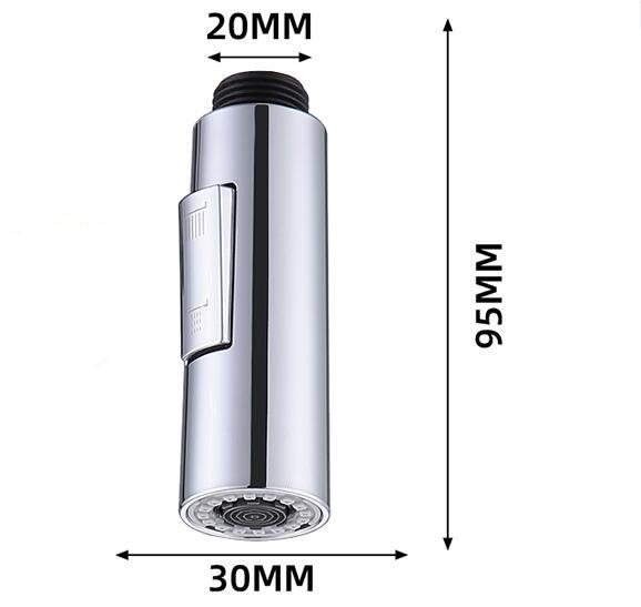 Shower Head ABS 2 Way Kichen Faucet Replacement Parts Faucet Accessories Spouts Kitchen Faucet Nozzle Factory Direct Sale price