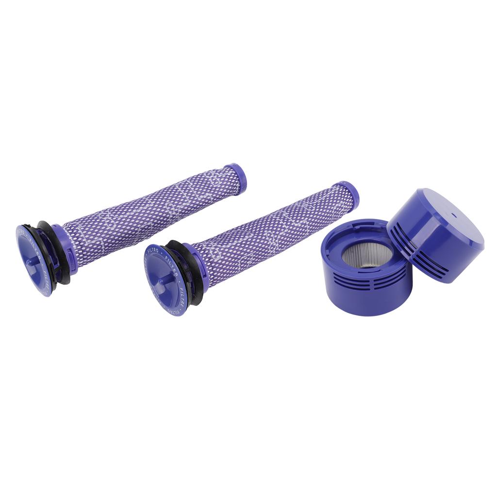 Staubsauger Vor- Nachfilter Set Hocheffizienter Partikelluftfilter mit Reinigungsbürste für V7 V8