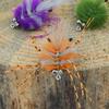 1PC/2PCS Weighted Saltwater Fishing Lure EP Crab Fly for Redfish, Striped Bass, Trout, Snook - Tungsten Eyes, UV Resin