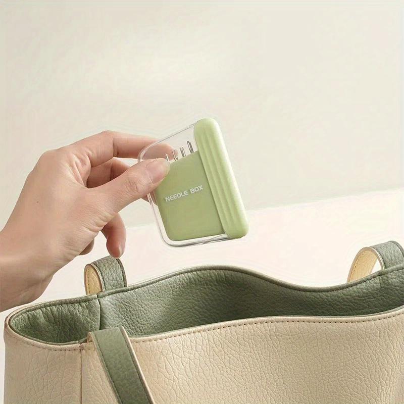 4pcs New Fashion Magnetic Sewing Box with 10 Needles, Household High-end Quality Repair Tools, Needle and Thread Storage Box Set.