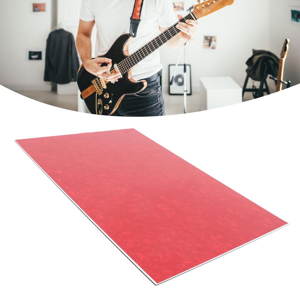 Guitar Bass Pickguard Blank Material Scratch Plate Backplate Sheet 3 Layer Celluloid PVC Replacement