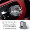 Multi-color Car Ignition Start Engine Stop Button Knob Bracket Decoration Cover For Porsche Cayenne 9YA.1 Panamera 971 2017-2023