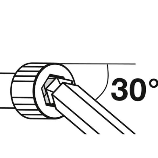 Esco Hex Wrench Set EA573LL-110 6-Piece (Ball Point, Long)