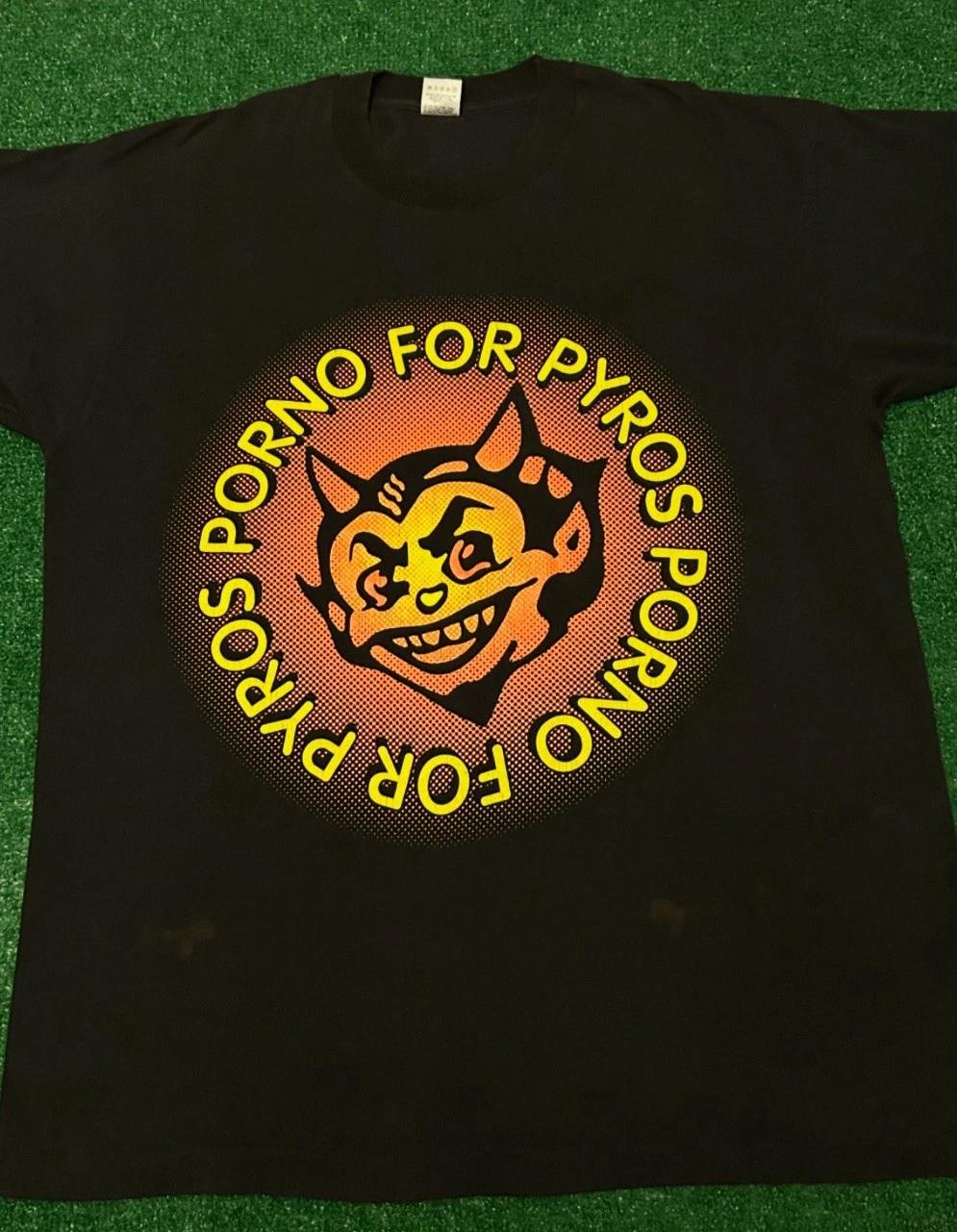 Vintage 90s Porno For Pyros Band Tee Shirt 1993 Tour Mens Sz XL Janes Addiction S