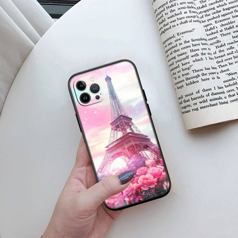 MH128 Paris Eiffel Tower Case for Samsung A06 A35 A25 A24 A15 A05S A05 M55 M35 M15 A02 A12 A13 A10 A16 A20 A30 A22 A31 A32 A33 A42 A50