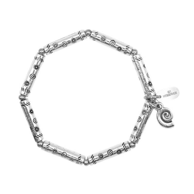 

821WEBSERVICE spin bar bracelet silver