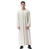 Men's Embroidered Zipper Robe - Middle Eastern Style, Spring/Summer