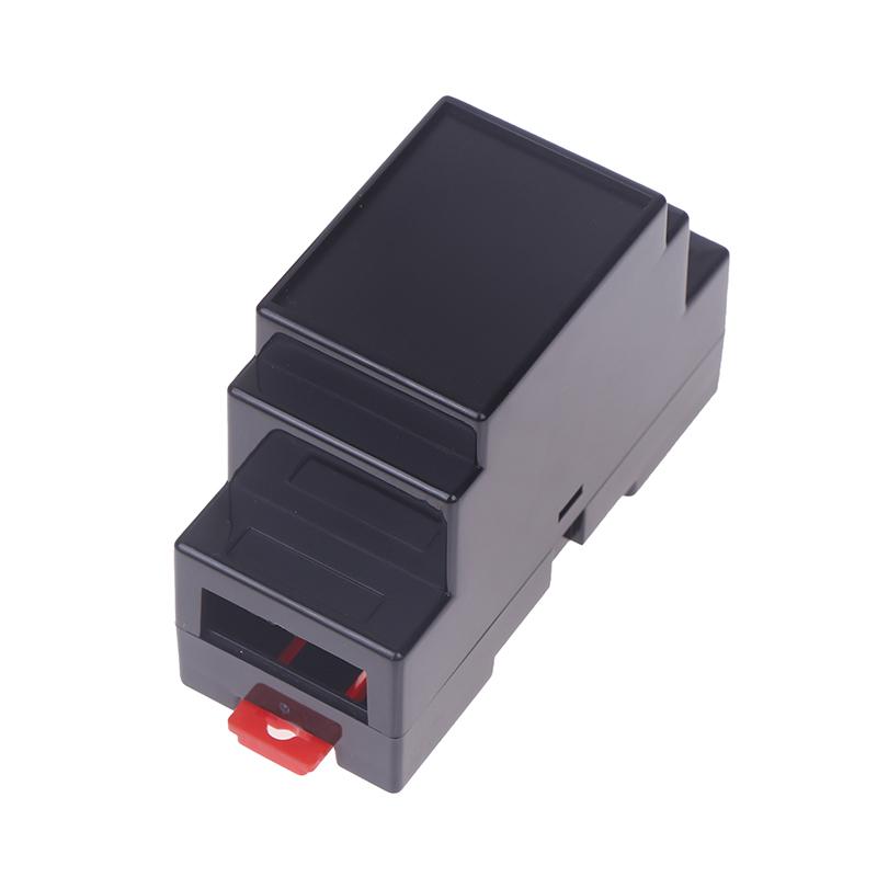 1 pièce Boîte de jonction PLC Rail DIN Boîtier électronique en plastique Boîtier de projet 4 couleurs 88X37X59 mm Montage sur rail 35 Boîtier d'instrument