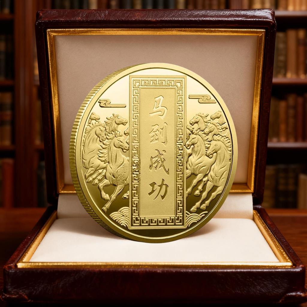 Souvenir Coin Horse Decorative Creative Keepsake Challenge Coin Keepsake For Birthday Display Collecting Hobby Holiday